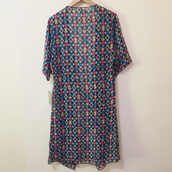 NWT LuLaRoe small Shirley boho kimono - Picture 3 of 4